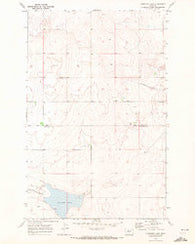 Lonesome Lake Montana Historical topographic map, 1:24000 scale, 7.5 X 7.5 Minute, Year 1969