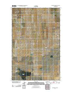 Lonesome Lake Montana Historical topographic map, 1:24000 scale, 7.5 X 7.5 Minute, Year 2011