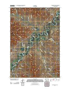 Lonesome Peak Montana Historical topographic map, 1:24000 scale, 7.5 X 7.5 Minute, Year 2011