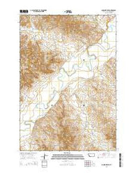 Lonesome Peak Montana Current topographic map, 1:24000 scale, 7.5 X 7.5 Minute, Year 2014
