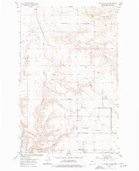 Lonetree Coulee Montana Historical topographic map, 1:24000 scale, 7.5 X 7.5 Minute, Year 1953