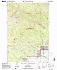 Long Peak Montana Historical topographic map, 1:24000 scale, 7.5 X 7.5 Minute, Year 1997