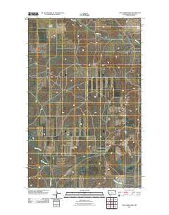Long Creek West Montana Historical topographic map, 1:24000 scale, 7.5 X 7.5 Minute, Year 2011