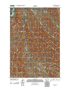 Long Draw Montana Historical topographic map, 1:24000 scale, 7.5 X 7.5 Minute, Year 2011