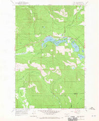Loon Lake Montana Historical topographic map, 1:24000 scale, 7.5 X 7.5 Minute, Year 1966