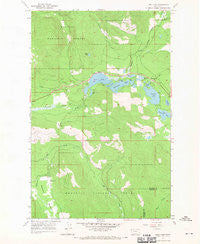 Loon Lake Montana Historical topographic map, 1:24000 scale, 7.5 X 7.5 Minute, Year 1966