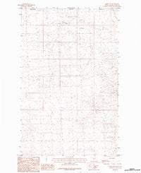 Loring NW Montana Historical topographic map, 1:24000 scale, 7.5 X 7.5 Minute, Year 1984