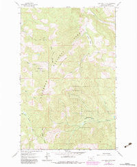 Lost Creek Divide Montana Historical topographic map, 1:24000 scale, 7.5 X 7.5 Minute, Year 1962