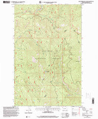 Lost Horse Mountain Montana Historical topographic map, 1:24000 scale, 7.5 X 7.5 Minute, Year 1997