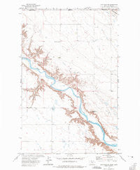 Lost River NE Montana Historical topographic map, 1:24000 scale, 7.5 X 7.5 Minute, Year 1972