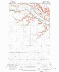Lost River Montana Historical topographic map, 1:24000 scale, 7.5 X 7.5 Minute, Year 1972