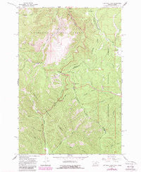 Lost Trail Pass Montana Historical topographic map, 1:24000 scale, 7.5 X 7.5 Minute, Year 1966