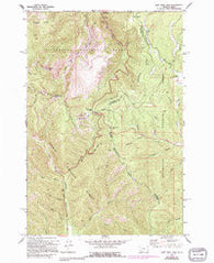 Lost Trail Pass Montana Historical topographic map, 1:24000 scale, 7.5 X 7.5 Minute, Year 1966