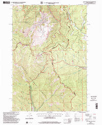 Lost Trail Pass Montana Historical topographic map, 1:24000 scale, 7.5 X 7.5 Minute, Year 1997