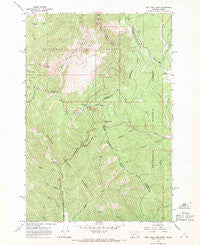 Lost Trail Pass Montana Historical topographic map, 1:24000 scale, 7.5 X 7.5 Minute, Year 1966