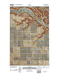 Lost River Montana Historical topographic map, 1:24000 scale, 7.5 X 7.5 Minute, Year 2011