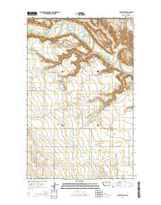 Lost River Montana Current topographic map, 1:24000 scale, 7.5 X 7.5 Minute, Year 2014