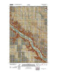 Lost River NE Montana Historical topographic map, 1:24000 scale, 7.5 X 7.5 Minute, Year 2011