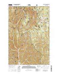Lost Trail Pass Montana Current topographic map, 1:24000 scale, 7.5 X 7.5 Minute, Year 2014