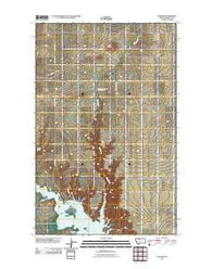 Lothair Montana Historical topographic map, 1:24000 scale, 7.5 X 7.5 Minute, Year 2011