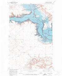 Lothair SW Montana Historical topographic map, 1:24000 scale, 7.5 X 7.5 Minute, Year 1970