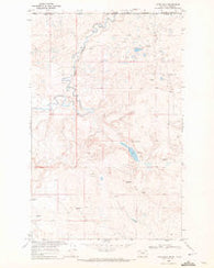 Love Rock Montana Historical topographic map, 1:24000 scale, 7.5 X 7.5 Minute, Year 1968