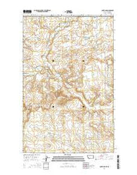Love Rock Montana Current topographic map, 1:24000 scale, 7.5 X 7.5 Minute, Year 2014