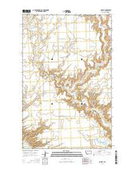 Lovejoy Montana Current topographic map, 1:24000 scale, 7.5 X 7.5 Minute, Year 2014