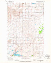 Lower Crow Reservoir Montana Historical topographic map, 1:24000 scale, 7.5 X 7.5 Minute, Year 1964