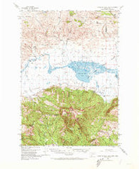 Lower Red Rock Lake Montana Historical topographic map, 1:62500 scale, 15 X 15 Minute, Year 1950