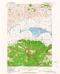 Lower Red Rock Lake Montana Historical topographic map, 1:62500 scale, 15 X 15 Minute, Year 1950