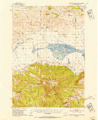 Lower Red Rock Lake Montana Historical topographic map, 1:62500 scale, 15 X 15 Minute, Year 1950
