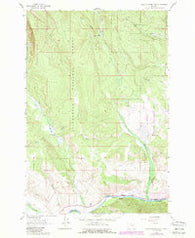 Lower Seymour Lake Montana Historical topographic map, 1:24000 scale, 7.5 X 7.5 Minute, Year 1962