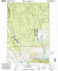 Lower Seymour Lake Montana Historical topographic map, 1:24000 scale, 7.5 X 7.5 Minute, Year 1997