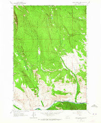 Lower Seymour Lake Montana Historical topographic map, 1:24000 scale, 7.5 X 7.5 Minute, Year 1962