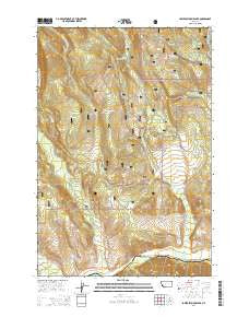 Lower Seymour Lake Montana Current topographic map, 1:24000 scale, 7.5 X 7.5 Minute, Year 2014