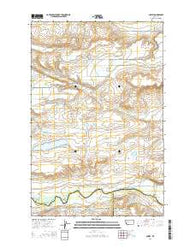 Lowry Montana Current topographic map, 1:24000 scale, 7.5 X 7.5 Minute, Year 2014