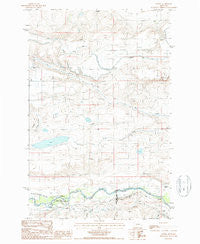 Lowry Montana Historical topographic map, 1:24000 scale, 7.5 X 7.5 Minute, Year 1987