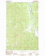 Lozeau Montana Historical topographic map, 1:24000 scale, 7.5 X 7.5 Minute, Year 1985
