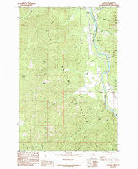 Lozeau Montana Historical topographic map, 1:24000 scale, 7.5 X 7.5 Minute, Year 1985