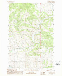 Luke Mountain Montana Historical topographic map, 1:24000 scale, 7.5 X 7.5 Minute, Year 1989