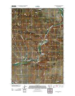Luke Mountain Montana Historical topographic map, 1:24000 scale, 7.5 X 7.5 Minute, Year 2011