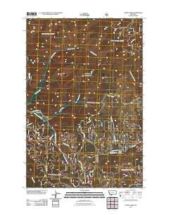 Lupine Creek Montana Historical topographic map, 1:24000 scale, 7.5 X 7.5 Minute, Year 2011
