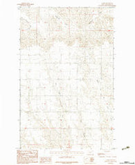 Lustre Montana Historical topographic map, 1:24000 scale, 7.5 X 7.5 Minute, Year 1983