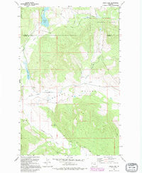 Lynch Lake Montana Historical topographic map, 1:24000 scale, 7.5 X 7.5 Minute, Year 1991