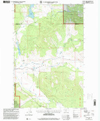 Lynch Lake Montana Historical topographic map, 1:24000 scale, 7.5 X 7.5 Minute, Year 1997