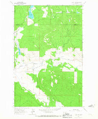 Lynch Lake Montana Historical topographic map, 1:24000 scale, 7.5 X 7.5 Minute, Year 1964