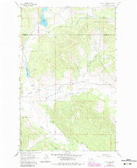 Lynch Lake Montana Historical topographic map, 1:24000 scale, 7.5 X 7.5 Minute, Year 1964