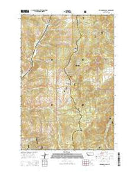 MacDonald Pass Montana Current topographic map, 1:24000 scale, 7.5 X 7.5 Minute, Year 2014