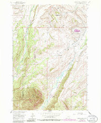 Mackay Ranch Montana Historical topographic map, 1:24000 scale, 7.5 X 7.5 Minute, Year 1956